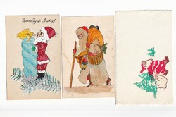T:03 Santa postcard, 3 handmade cards in one!!!