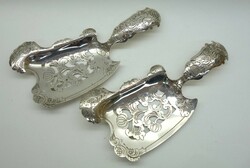 Antique (1856) silver (835) serving and fruit picking set