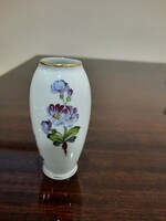 Herend small porcelain vase with floral pattern 1. Class.