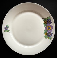Alföldi hippie small plate with purple flowers