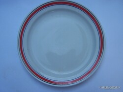 Retro zsolnavy plate flat plate 24 cm marked, flawless