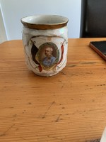 József Ferenc's original porcelain cup