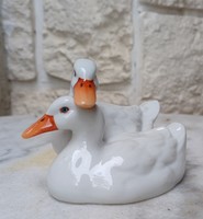 Herend pocelàn figure ducks. Nice piece, also for a gift!