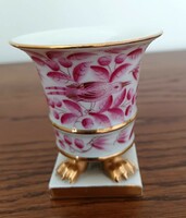 Herend zova patterned claw pot