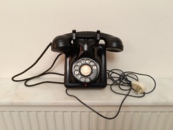 Antik fali tárcsás telefon készülék starožitný telefón 268 7953