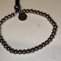 Steel sliding clasp bracelet