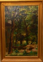Erdő belső festmény