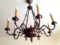 Biedermeier bronze chandelier