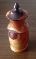 Rare carlos zipperer statue. Handmade wooden honey dripper