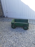 Wooden toy cart