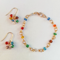 Bracelet with earrings