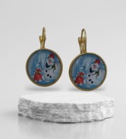 Olaf Christmas earrings