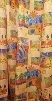 Couple of beautiful colorful cheerful blackout curtains