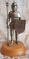 Medieval knight statue with historical lighter for melon users (l4168)