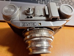 Altissa Altix V.fényképezőgép, a ritka Ludwig Meritar 50 mm f/2.9 objektívvel.19000.-Ft