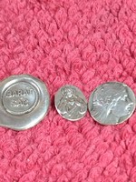 3 darab 925 Sterling ezüst érmék ?