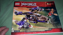 Lego ninjago 70746. Assembly and instruction booklet of the numbered toy set according to the pictures