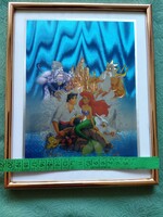 The Little Mermaid (for children's room, lovely, hologram wall picture) for Santa and Christmas