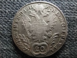 Austria ii. Francis .583 Silver 20 pennies 1811 a (id47429)