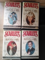 Scarlett Gone With The Wind 1-4 vhs cassette vhs film rarity!!