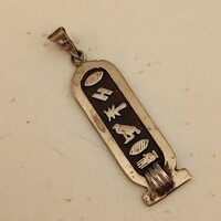 Egyptian symbol silver pendant