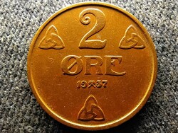 Norway vii. Haakon (1905-1957) 2 coins 1937 (id59009)