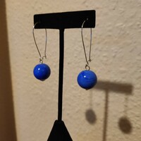 Long ceramic berry earrings