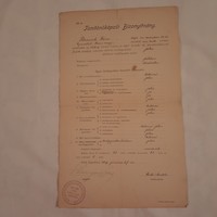 Teacher training certificate Institute of English Misses in Eger 1909