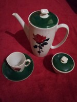 Bavaria porcelain for rose tea set, jug, pourer and sugar holder