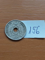 Belgium belgique 5 cemtimes 1925 copper-nickel, i. King Albert 156
