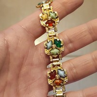 Special gold-plated metal bracelet