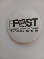 Filmfesztivál /Kolozsvár/ kitűző - hagyományos