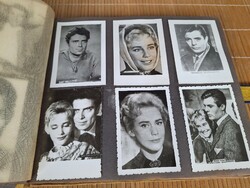 Photo album. Old foreign and Hungarian stars, singers, actors. HUF 8,000