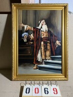 Munkácsy Mihály trilógia részlet, vázlat, festmény, olaj, vászon, 62 x 91 cm-es