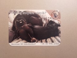 Hungary, card calendar ii.- Puppies 2023