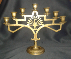 Very nice 7 branch copper candle holder