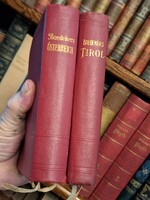 1931 And 1926 two volumes baedeker--österreich ohne tirol und voralberg - tirol un d voralberg together