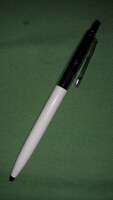 Retro pevdi - pax white-silver, plastic-metal cover ballpoint pen as shown in the pictures