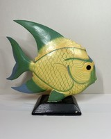 Charming fish sculpture with claws