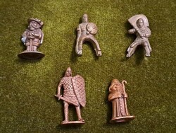 Miniature figures lead soldiers 5 pcs.
