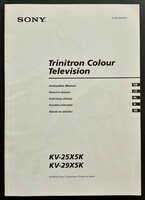 SONY TV kezelési útmutató 1998 használati leírás