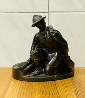 Scout, bronze statue ashtray