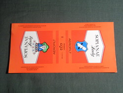Tobacco cigarette label, sopianae lady smoke filter cigarette, Pécs tobacco factory
