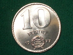 10 Forint 1977! It was not in circulation! It's bright!