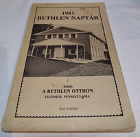 1981 Bethlen calendar