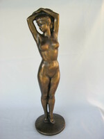 Retro ... Oláh s. Signed female nude statue large size 48 cm