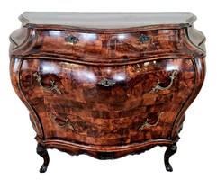 A766 antique Venetian baroque chest of drawers