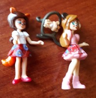 2 collectible Mattel toy figures