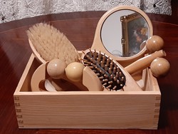 New wooden wellness gift package, sauna package, 6-part bio set