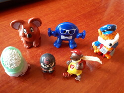 6 collectible toy figures